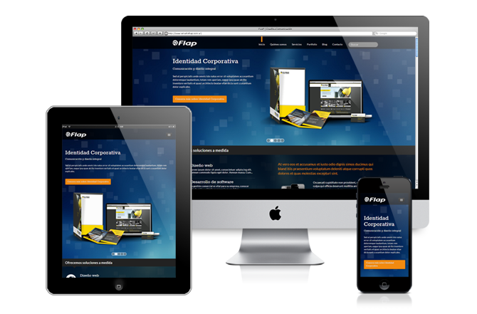 Diseño web para Desktop/Tablet/Phones